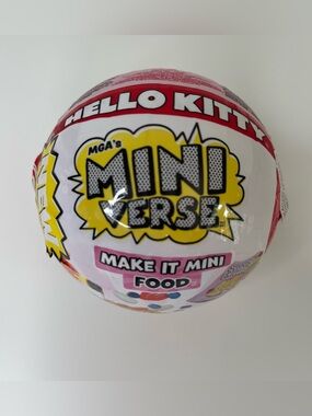 Hello Kitty MGA's Mini Verse Make It Mini Food Series 1 NEW Single Blind Ball